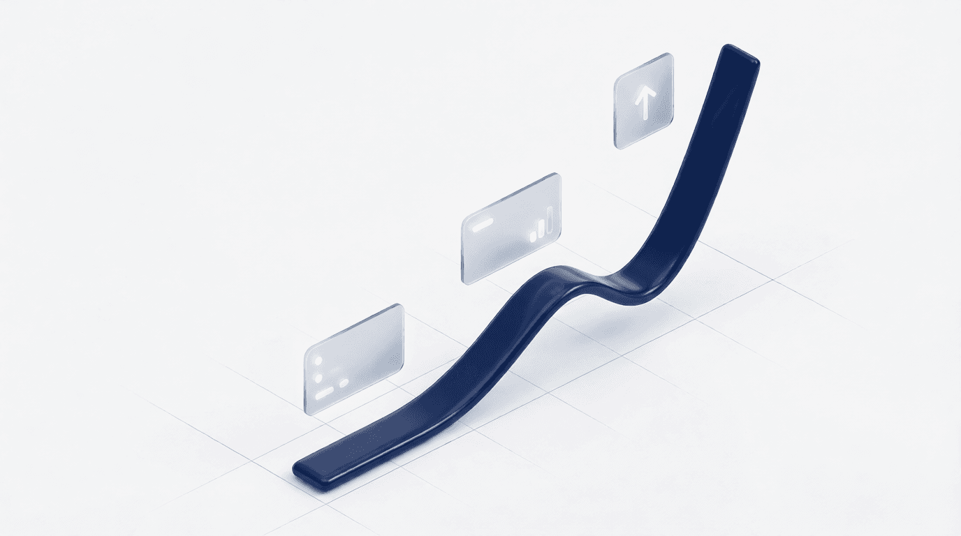 Revenue growth visualization