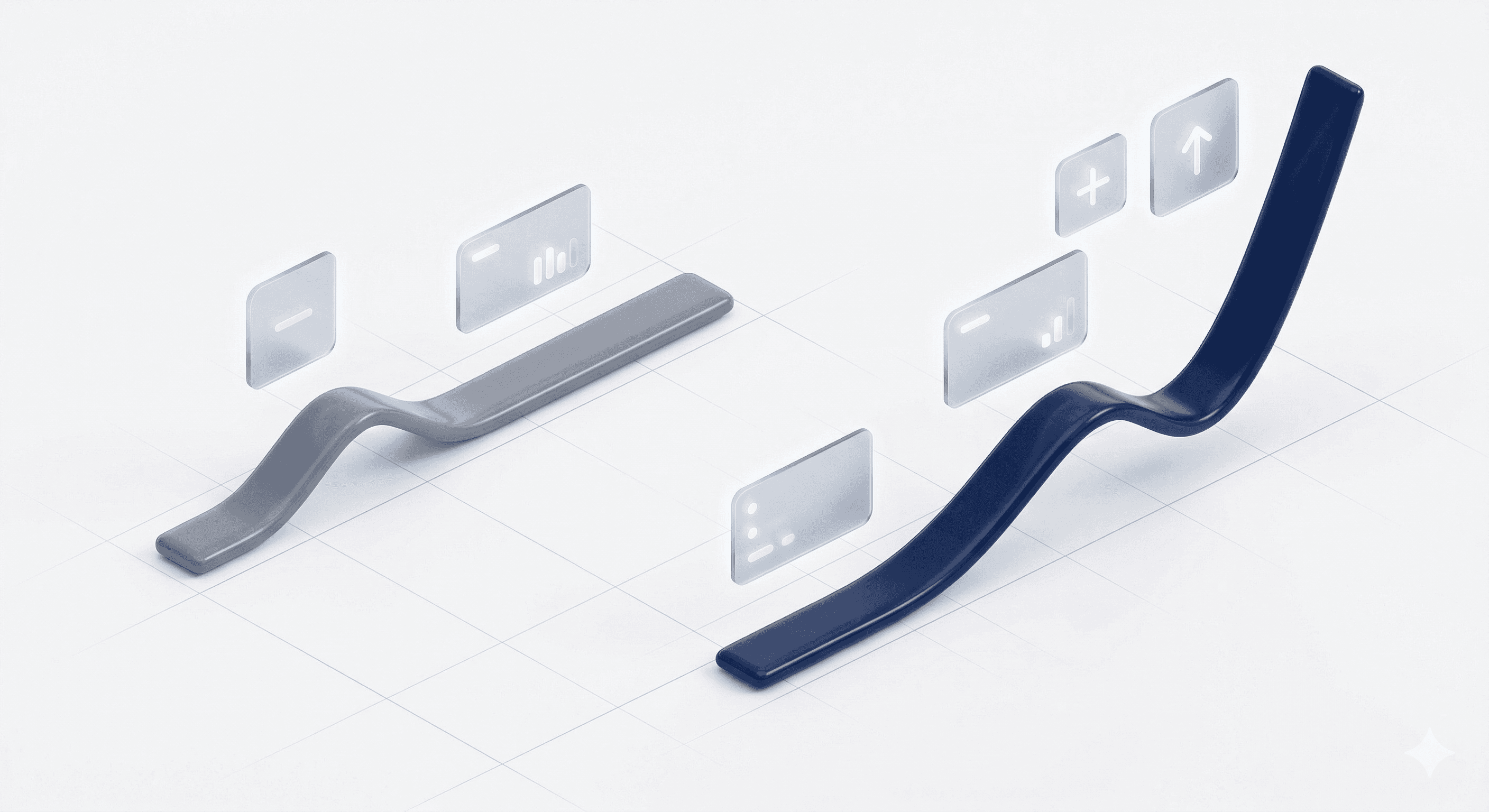 Stagnation vs growth chart
